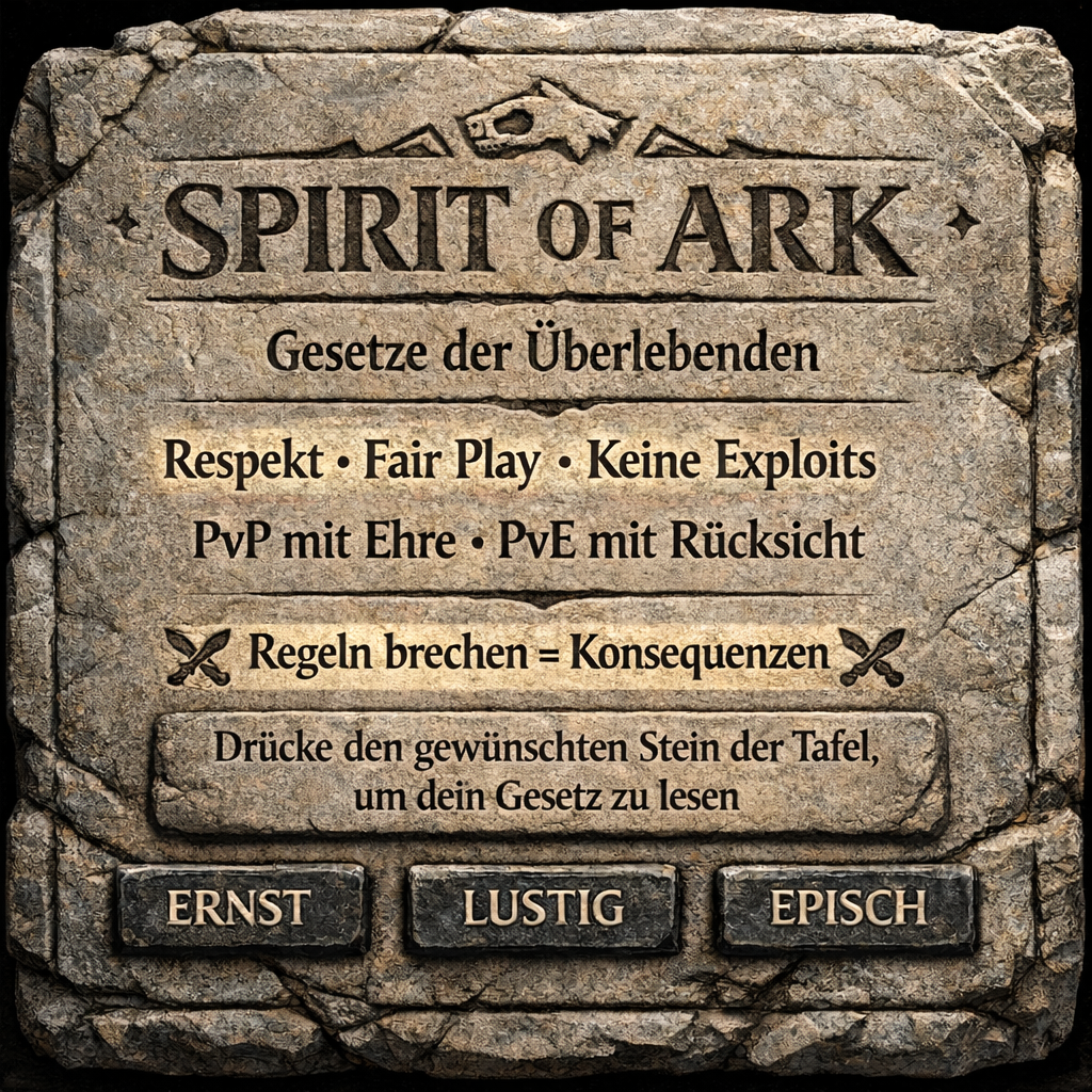 Spirit of Ark Regeln